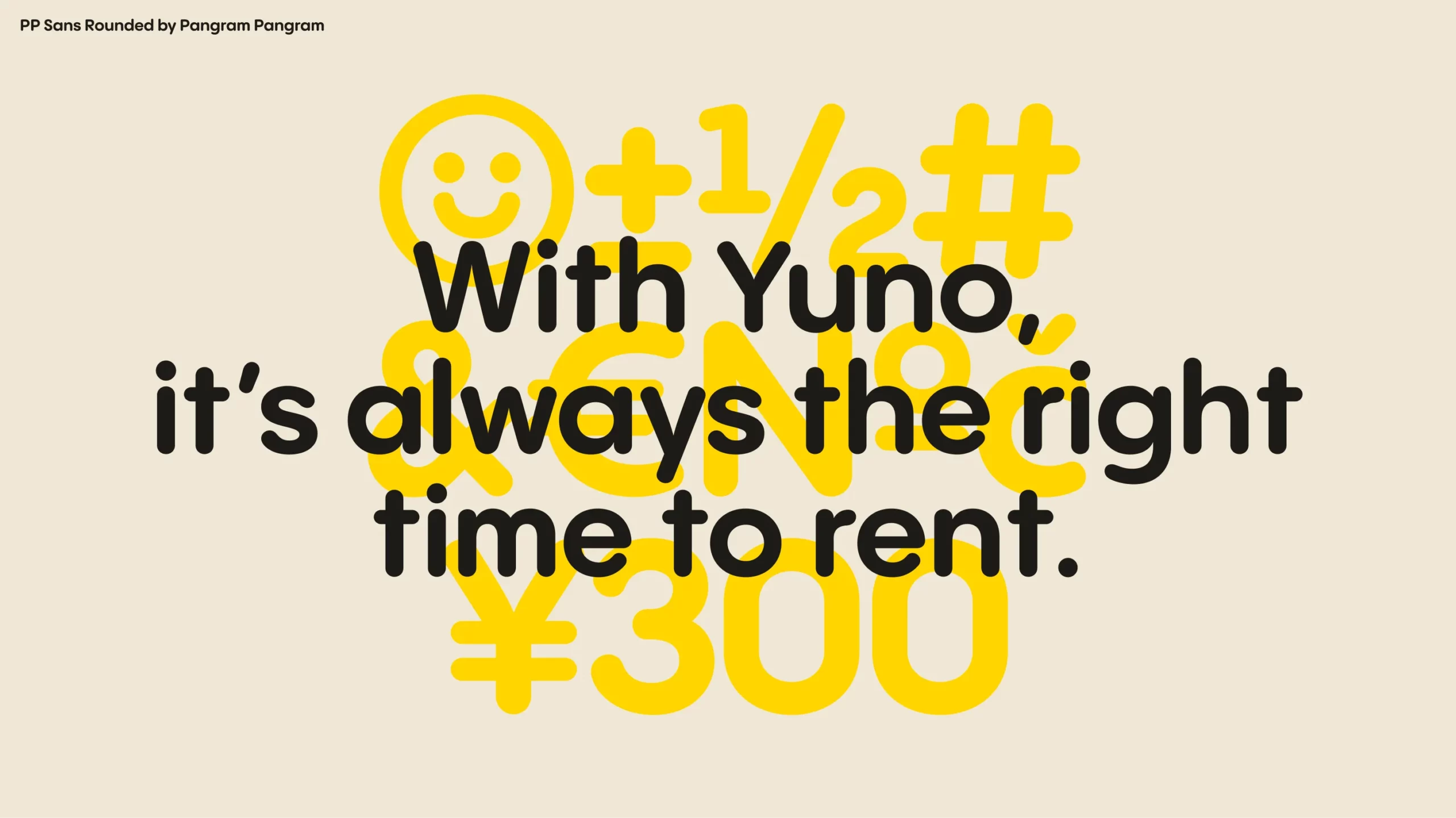 YUNO_Typeface